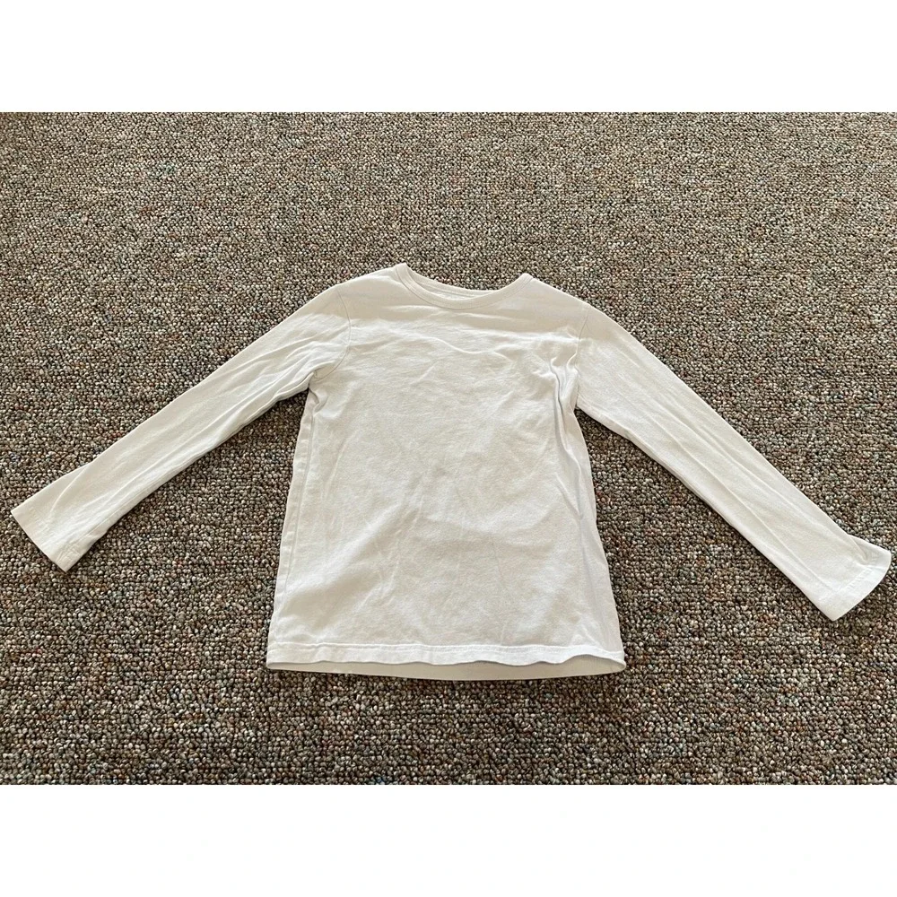 The Children s Place Boys Long-Sleeved White Top 5T